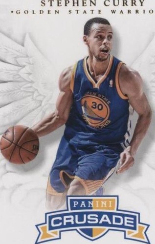 2012-13 Panini Crusade Stephen Curry #58 Prime Majestic Game-Used 
