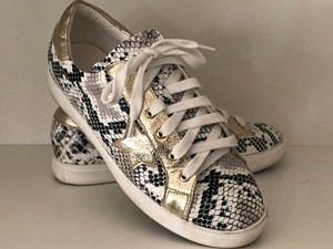 snake print tennis shoes
