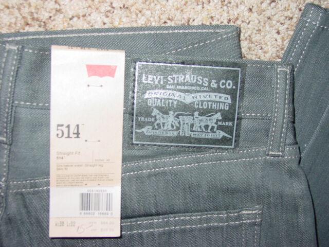 Levis 514 Straight Slim FIt Jeans Gray Wash Size W 30 x L 32 for 
