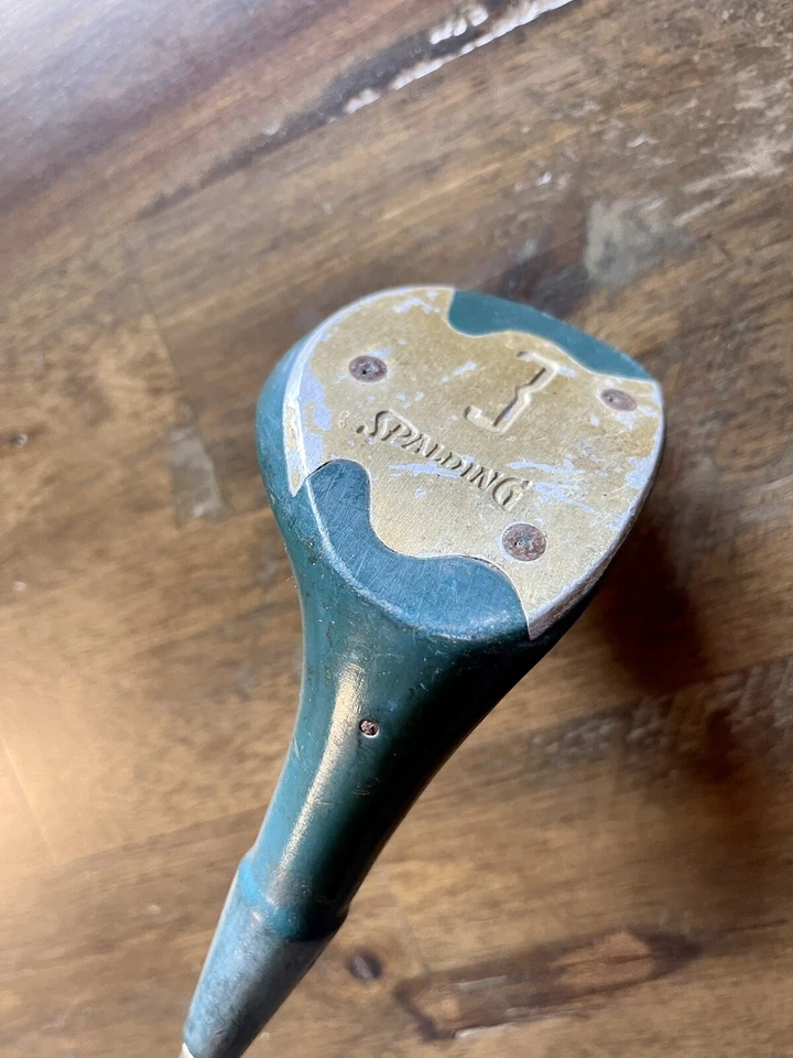 MASTERS SPALDING #3 GOLF WOOD CLUB RIGHT HANDED 43” - Image 3 of 4