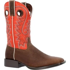 Durango Men's Westward Dark Hickory/Chili Red Western Boots - DDB0399 - Size 10