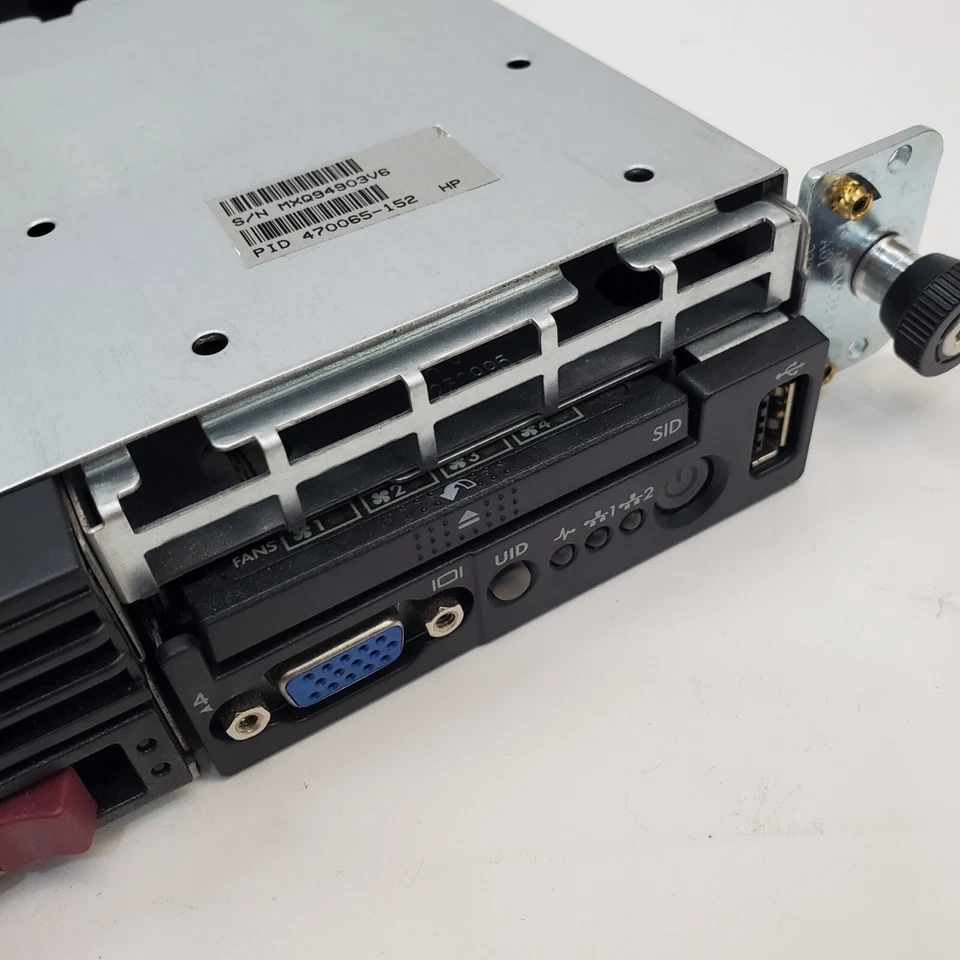 HP ProLiant DL360 Gen10 4 Core 2.13GHz Xeon E5506 2GB RAM 4 BAY 1U Server - Image 3 of 4