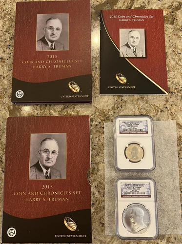 2015 P REVERSE PROOF HARRY S. TRUMAN DOLLAR NGC PF69 MS70 COIN CHRONICLES SET ER