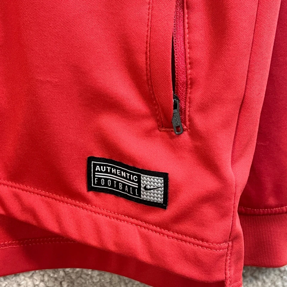 Chaqueta de calentamiento FC Barcelona para hombre XL rosa cremallera completa fútbol Nike Dri Fit Foto 4 de 4