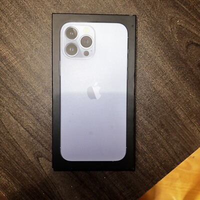 APPLE iPhone 13 Pro Max EMPTY BOX ONLY SIERRA BLUE 128 GB