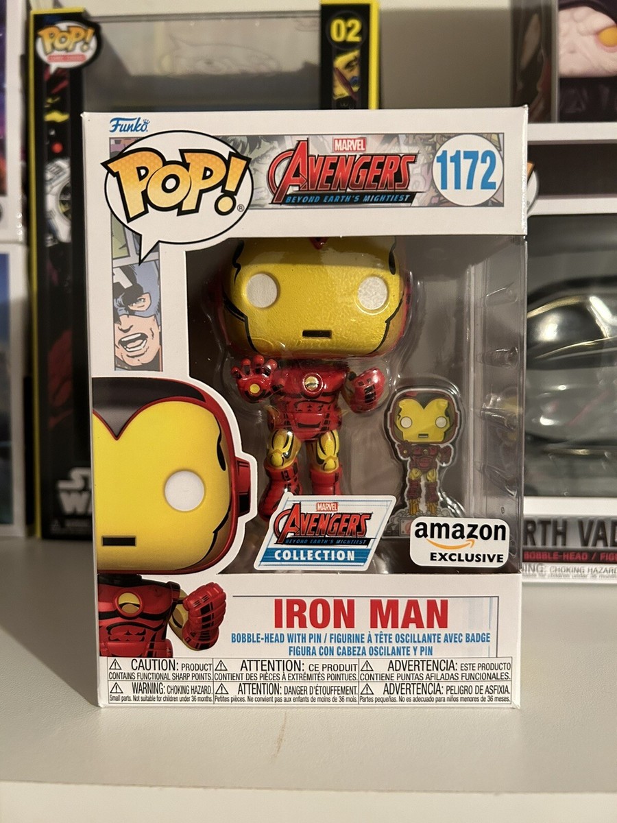 Iron Man Avengers 60th with Pin  Exclusive Pop! Vinyl Figure #11