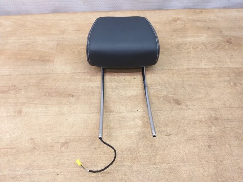 Mercedes W212 Kopfstütze Neck-Pro Leder Schwarz Vorne Links/Rechts (weiße faden)