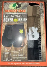 Mossy Oak ~ 4-Pair Mens Boxer Brief Underwear Polyester Blend Stretch ~ XL
