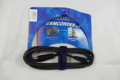 Boxed Monster Cable IEEE 1394 Firewire Camcorder to PC Cable 6 Ft (J2CAMAVDV6)