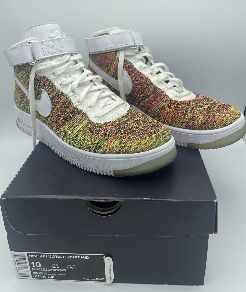 Preços baixos em Nike Air Force 1 Ultra Flyknit Mid White | eBay