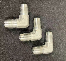 3 pcs Swagelok SS-4-VCR-9 316 Stainless Steel VCR Face Seal Union 1/4" Elbow