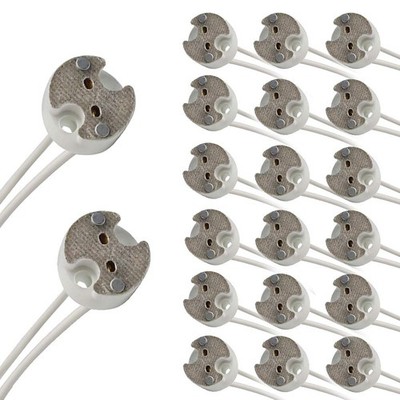 Pack of 20,G5.3 / GU5.3 / MR16 / G4 / MR11 Round Ceramic LED Halogen 20 