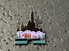 2026 Disney WDW Hidden Mickey Castles Wilderness Lodge Wave A Trading Pin
