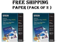 Epson Premium Presentation Paper MATTE 8.5x11 Inches Double-sided 50 x 2 Sheets