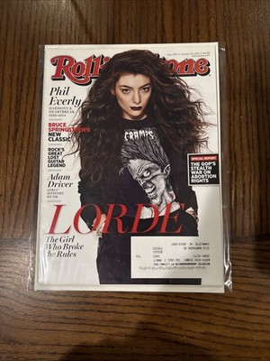 Rolling Stone Magazine Jan 30 2014 LORDE Keith Urban Bagged And Boarded!!!