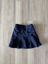 French Toast Girls Uniform Navy Blue Pleated Skirt Skort Size 4 Preppy Academia