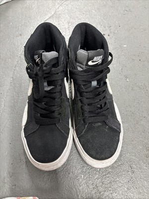 Size 5 - Nike Zoom Blazer Premium SB Mid Mosaic Pack - Black Wolf Grey