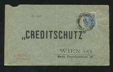 Levante, Brief 1892 aus Constantinopel nach Wien mit 1 Piaster