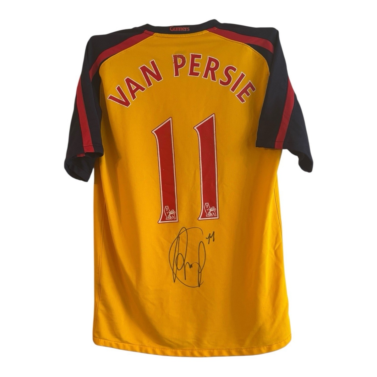 Robin van Persie signed ORIGINAL Shirt EXACT PROOF JERSEY ARSENAL
