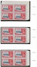 Swaziland 1935 Silver Jubilee Set in MNH Blocks of 4 x3 with Plate & Row Numbers