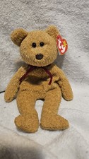 Ty Beanie Babies Curly The Bear Plush Toy - 4052 - Error Mismatch Dates