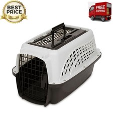 Two Door Top Load 19" Small Travel Pet Kennel Pet Carriers for Dogs Up To 10 lb