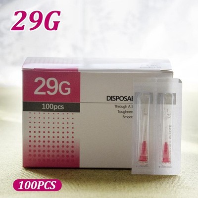 NEW 29G Disposable Sterile Needle 13mm Painless Steel Tip Beauty Tool 1PC/Pack