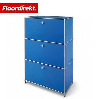 Floordirekt Metallschrank Concept Epure MK-129, 3 verschließbare Fächer Regal