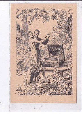 ADVERTISEMENT: RADIOLA phonograph (perfected talking machines) - very