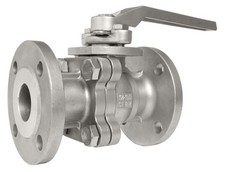 1-1/2" Stainless Steel 316 Flange Ball Valve - 2pc, 150LB