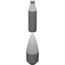 Replica Storica Munizione 7.92x94 Patronen Fucile Anticarro SS-41 WWII