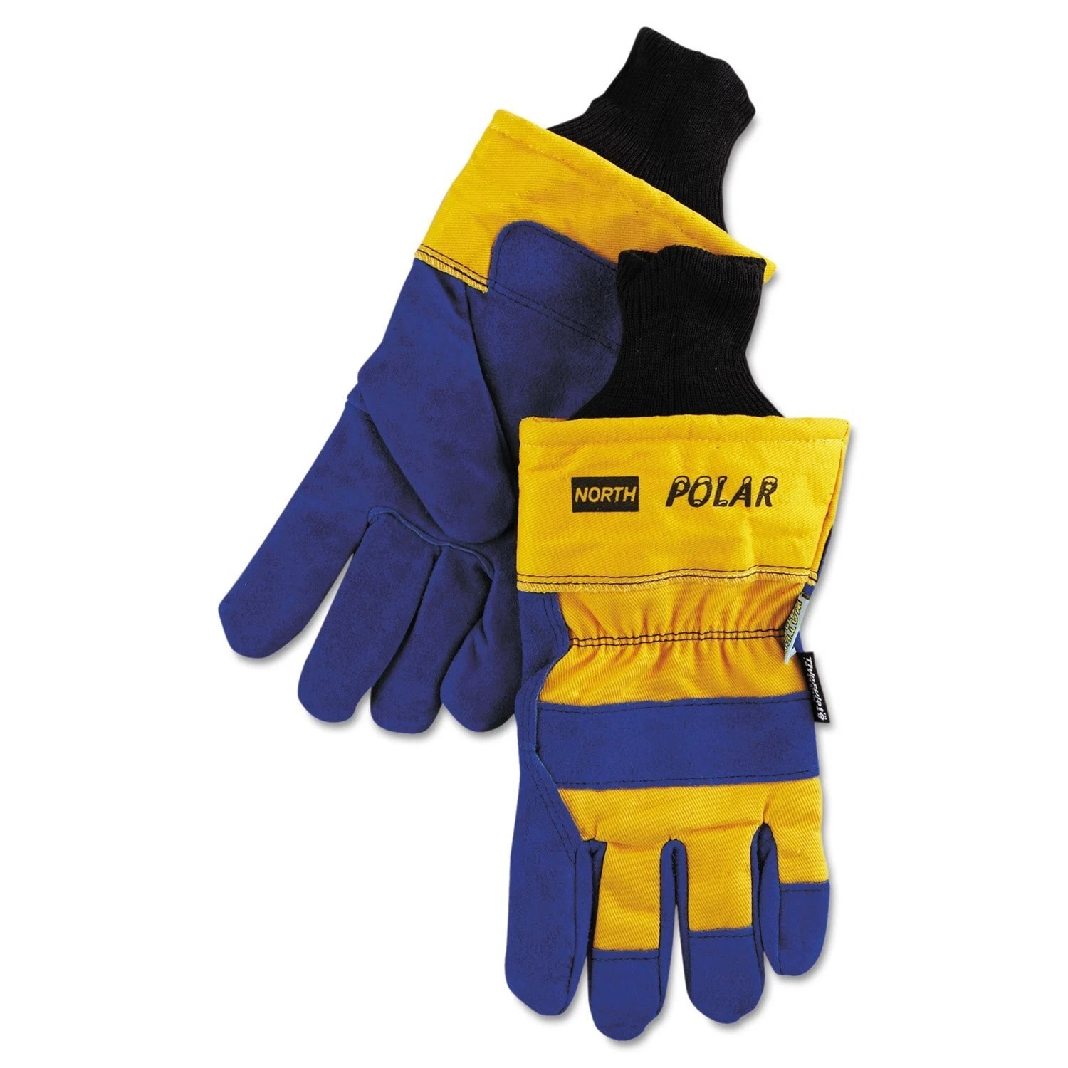 Honeywell North Polar Gloves 70/6465NK Insulated Leather Palm, Large-4 Pairs