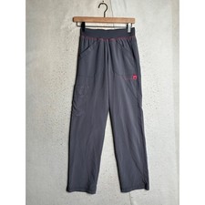 Carhartt Force Cross-Flex Scrub Pants Gray Pink Stitching Cargo XS Regular