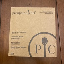 Pampered Chef Manual Food Processor 2581 NIB