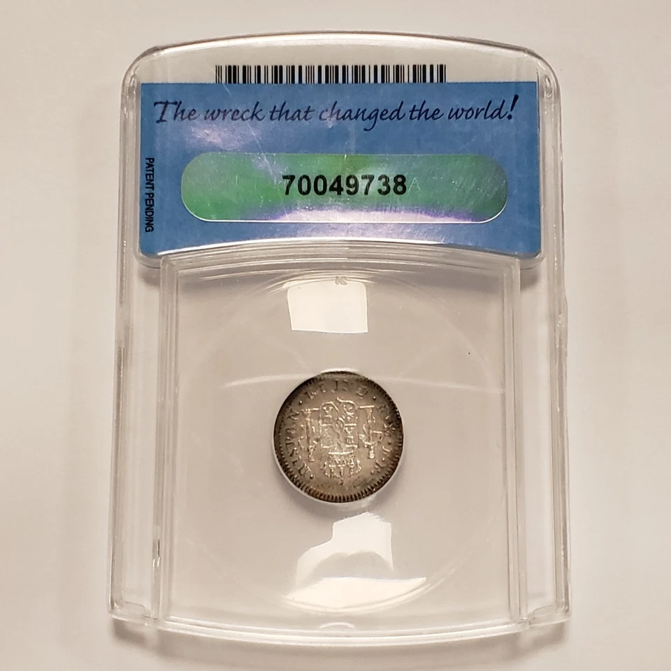 1783 Mo Mexico 1/2 Real - El Cazador ANACS Prime Shipwreck Effect - SKU-F9148 - Image 2 of 4