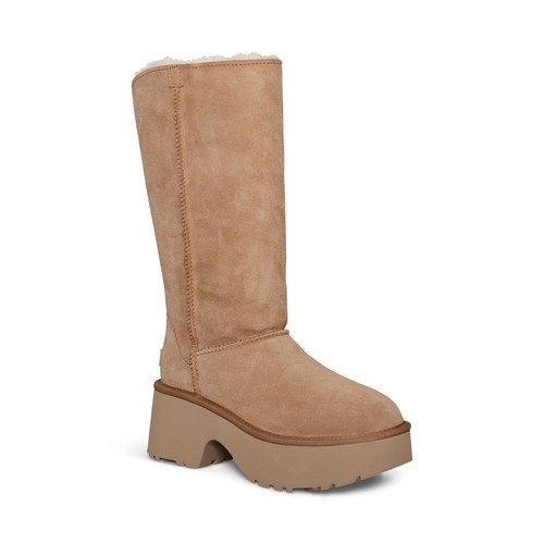 UGG CLASSIC NEW HEIGHTS CUFFABLE CHESTNUT TALL SUEDE WOMEN'S BOOTS SIZE US 6 NEW - 第 2/4 張圖片