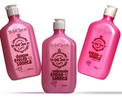 Gold Spell Mask + Shampoo + Conditioner Soneca Gold Spell Original Set