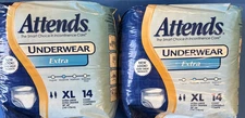 Adult Diapers Attends Underwear, XL, EXTRA Maximum Heavy Absorbency, 28 Count