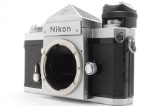 Final Late S/N742xx Almost MINT Nikon F Eye Level Silver SLR Film Camera JAPAN