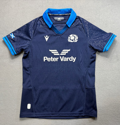 macron Scotland Rugby Home jersey 2022/23 mens size XS blue rugby shirt