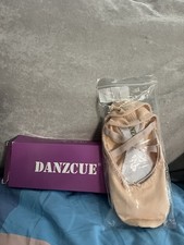 Danzcue Ballet Slippers with Elastic Straps Adult Size 6