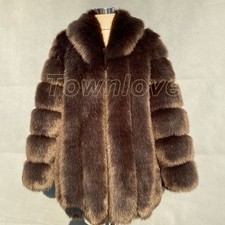 Luxury New Womens Faux Fur Coat Fox Fur Long Fashion Warm Party Slim Fur Jacket
