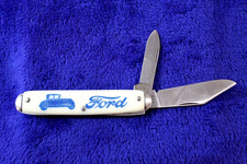 Novelty 2 Blade Ford Pocket Knife Accessory Coupe Truck Galaxie Falcon Mustang
