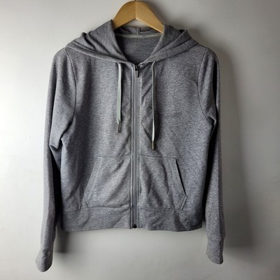 Good Move M&S Women Size 10 Grey Full Zip Hoodie Jumper Casual Hiking Walk