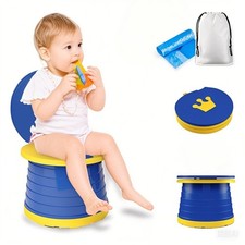 Portable Potty Seat, Toddler Folding Training Toilet Chair Kids Travel Foldab...