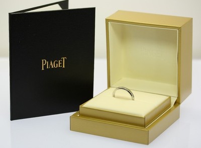 PIAGET Ring 18 kt 18k 750 er Weiß Gold Piaget Größe 68 mit Orig. Box Zertifikat