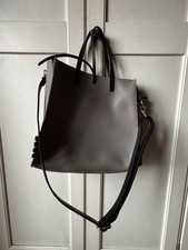 Borsa E Pochette di Manila Grace, Color grigio chiaro - Mai Indossata