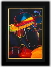 Peter Max- Original Mixed Media "Zero Prism"