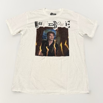 David Bowie Framed Color Mens T Shirt Music Classic Rock Band Tee New Size M