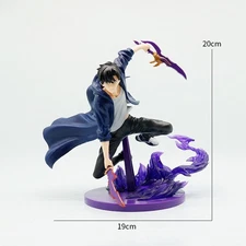 Anime Sung Jinwoo Solo Leveling Figure Ashborn Fighting Model Toys No Box